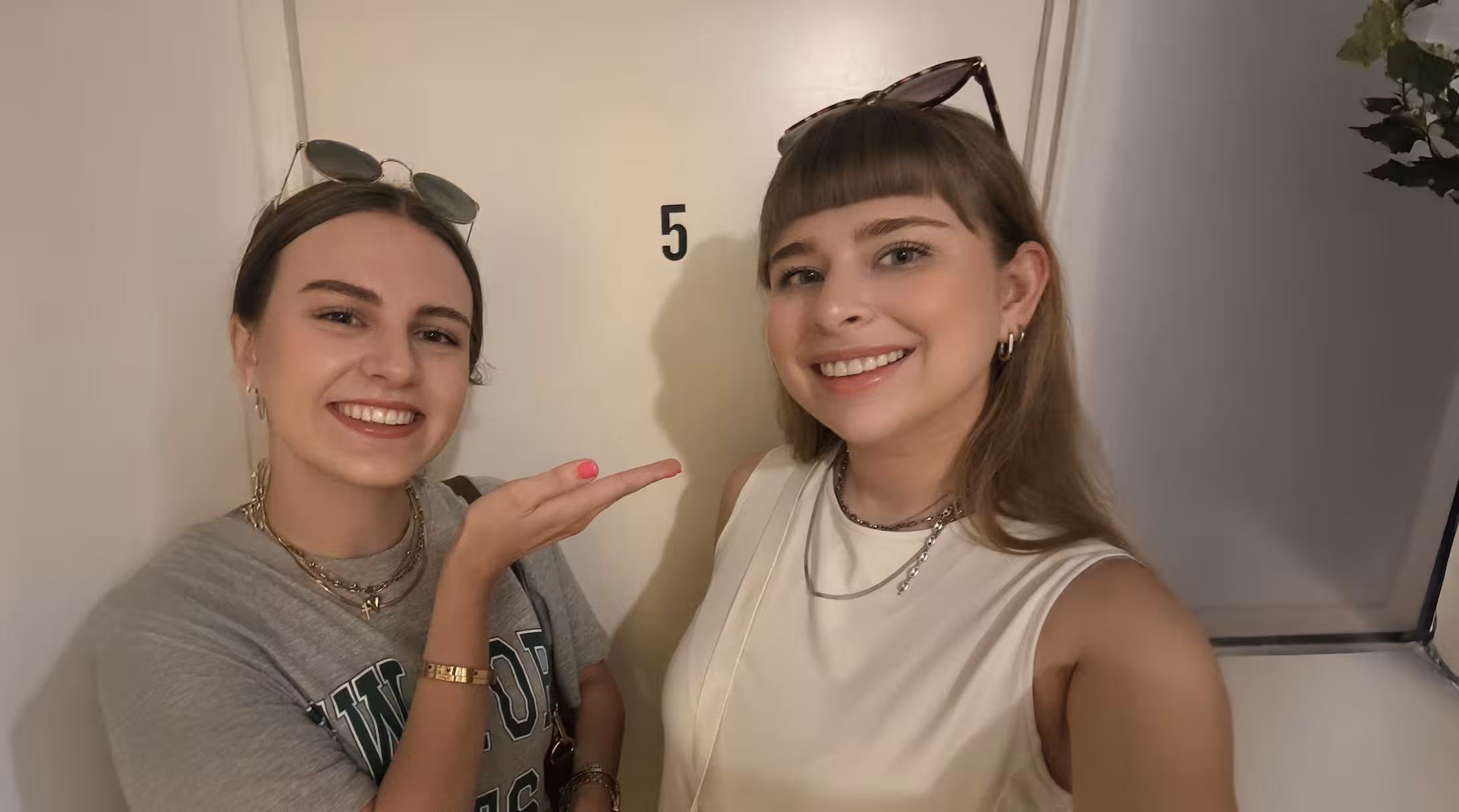 Paulina and Klara during their studies in Belgium